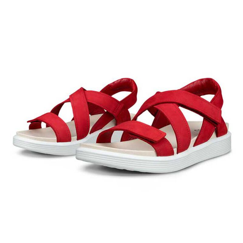 ECCO Soft Sandal W Chili Red image number 3